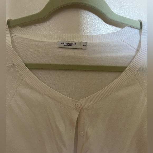 Reitmans white cardigan, size M, good condition, perfect for work - Picture 3 of 3